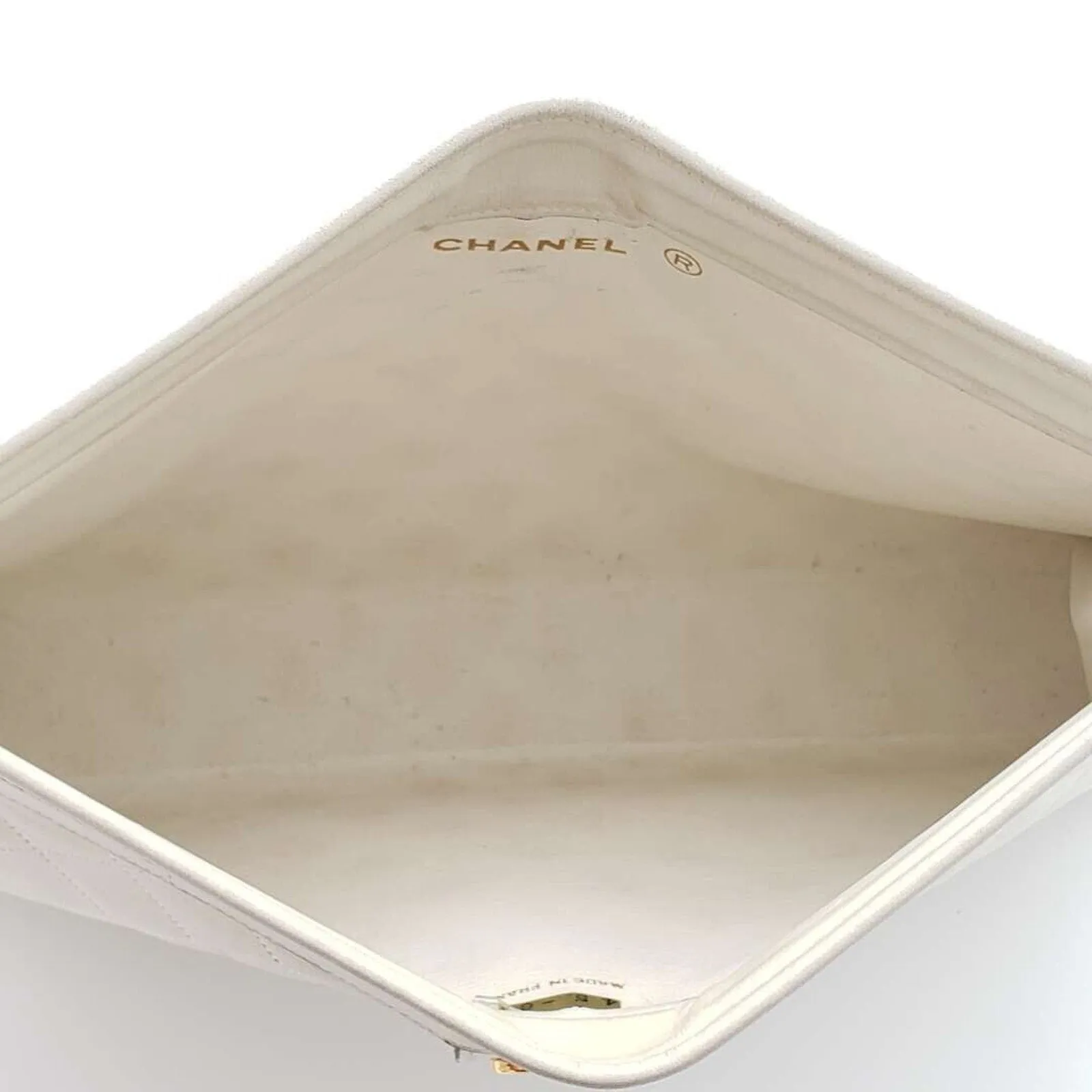100% Authentic CHANEL Classic Leather Clutch Bag 500-101424