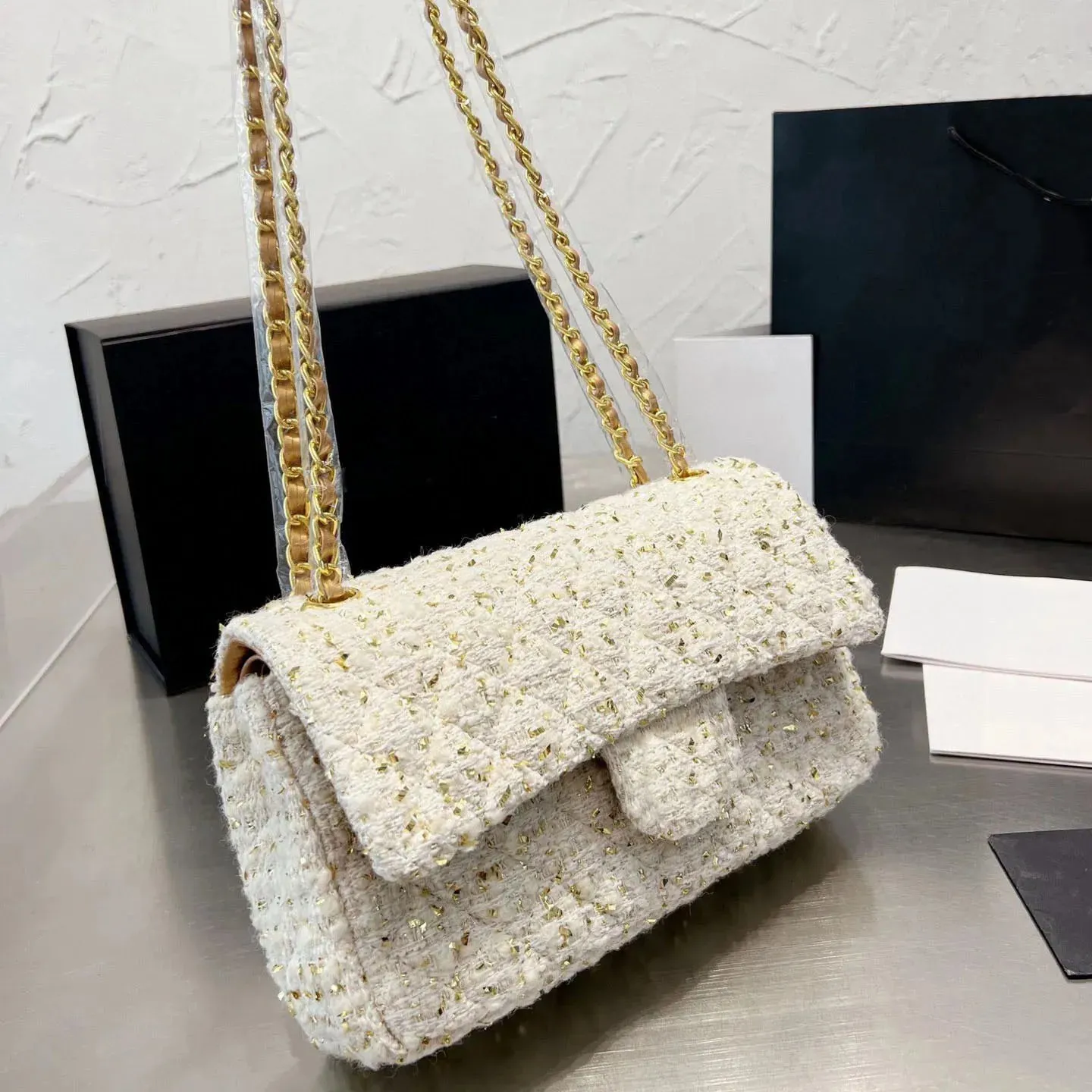 10A Designer Bag Fashion Women Shoulder Bag Black Purse Tote Beach Bag Shopping Wallet On Chain Handbag Leather Shoulder Bag Purse Crossbody Classic Flap Lattice Bag