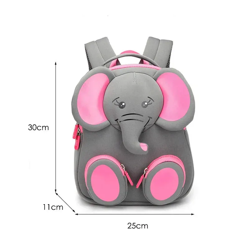 3D  Bear School Bags