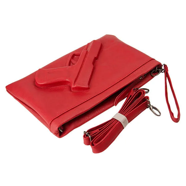 3D Print Gun Bag women bag Designer clutch purse famous brand women messenger bags ladies Envelope Clutches With Strap or Chain