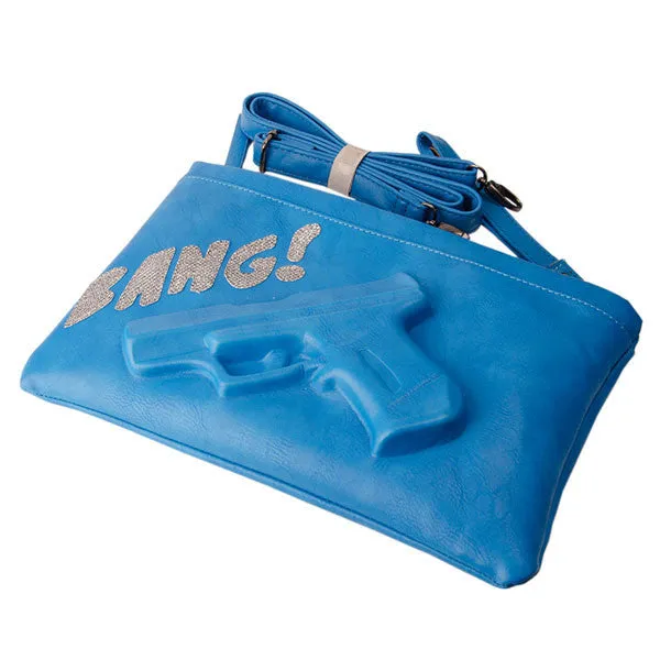 3D Print Gun Bag women bag Designer clutch purse famous brand women messenger bags ladies Envelope Clutches With Strap or Chain