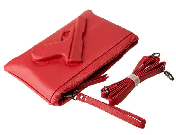 3D Print Gun Bag women bag Designer clutch purse famous brand women messenger bags ladies Envelope Clutches With Strap or Chain