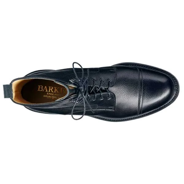 40% OFF BARKER Donegal Boots - Mens - Black Grain - Size: UK 6.5