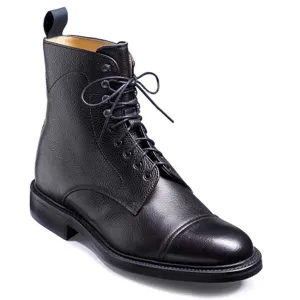 40% OFF BARKER Donegal Boots - Mens - Black Grain - Size: UK 6.5