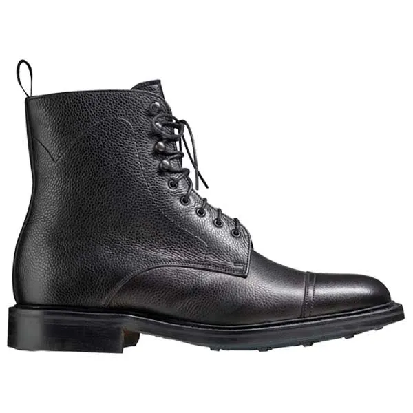 40% OFF BARKER Donegal Boots - Mens - Black Grain - Size: UK 6.5