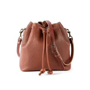 ABBY LEATHER BUCKET BAG