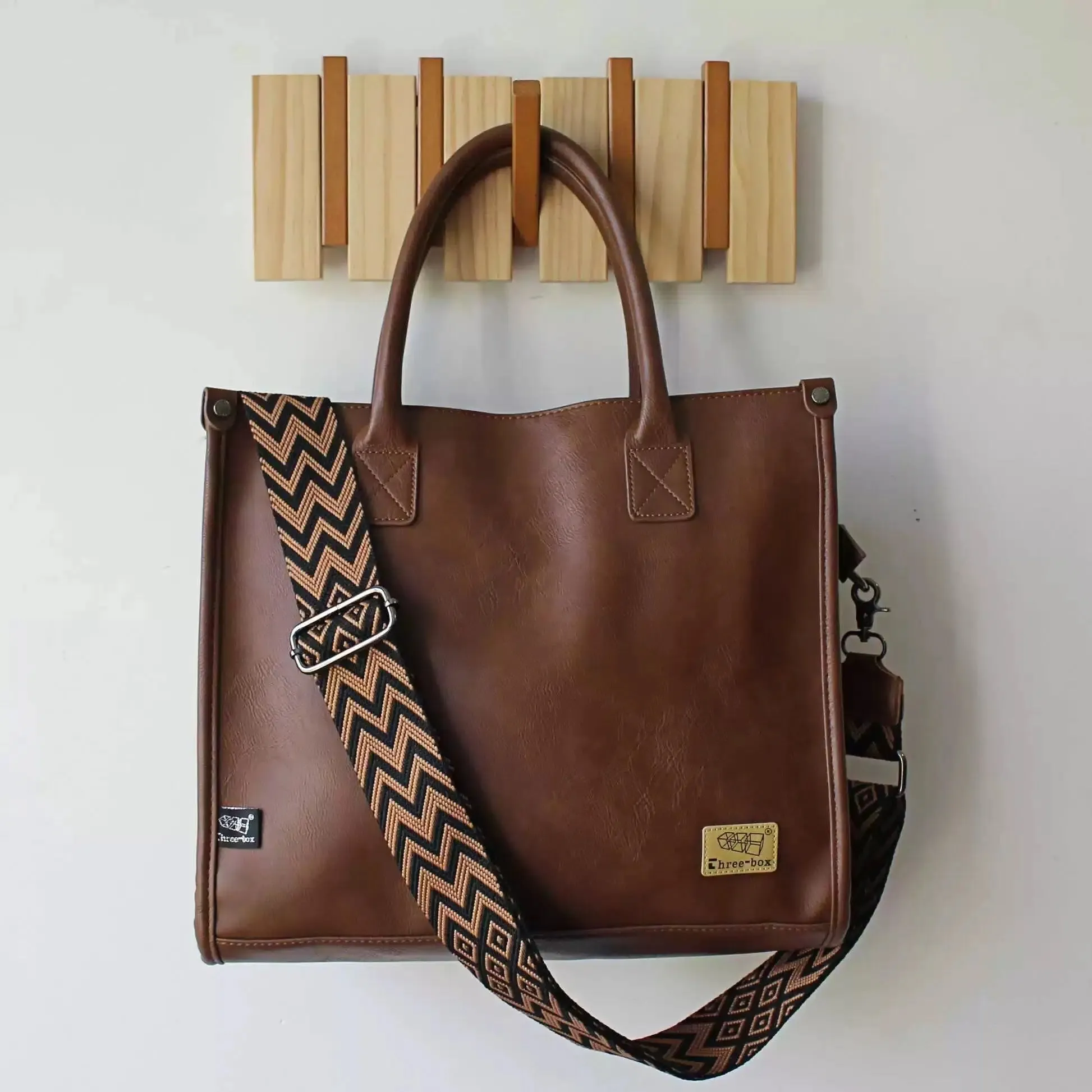 Adjustable Strap Tote Bag