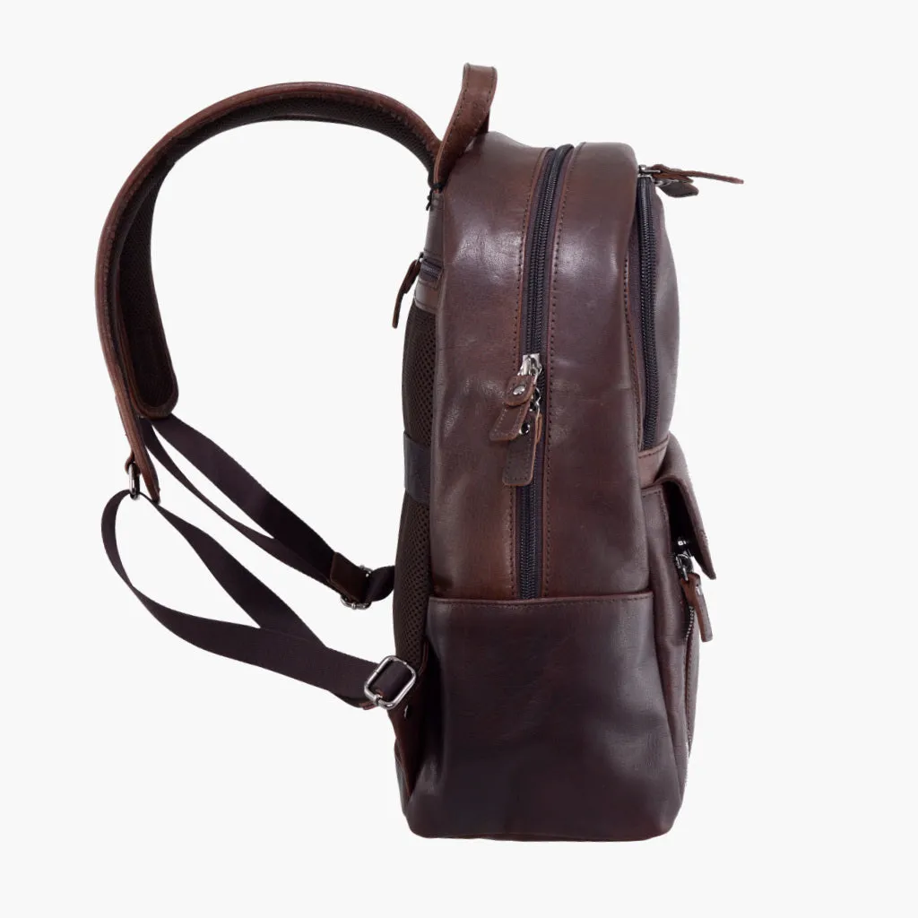 Air Force Military Backpack Men's Leather Vintage Line AM355-MO