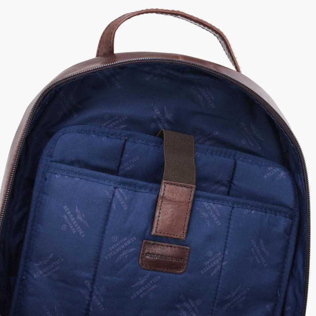 Air Force Military Backpack Men's Leather Vintage Line AM355-MO