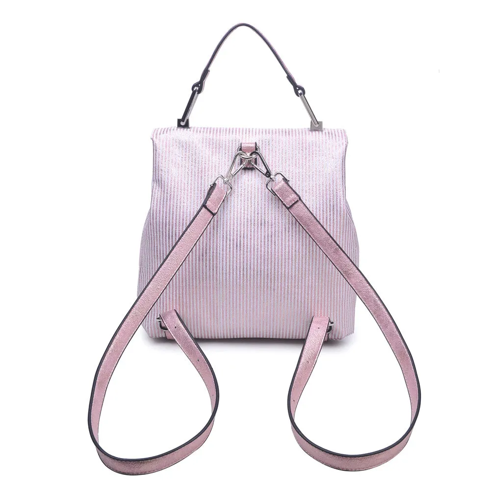 Antoinette-Striped Backpack