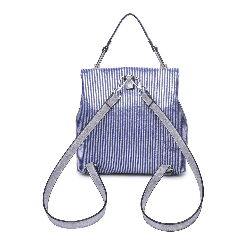 Antoinette-Striped Backpack