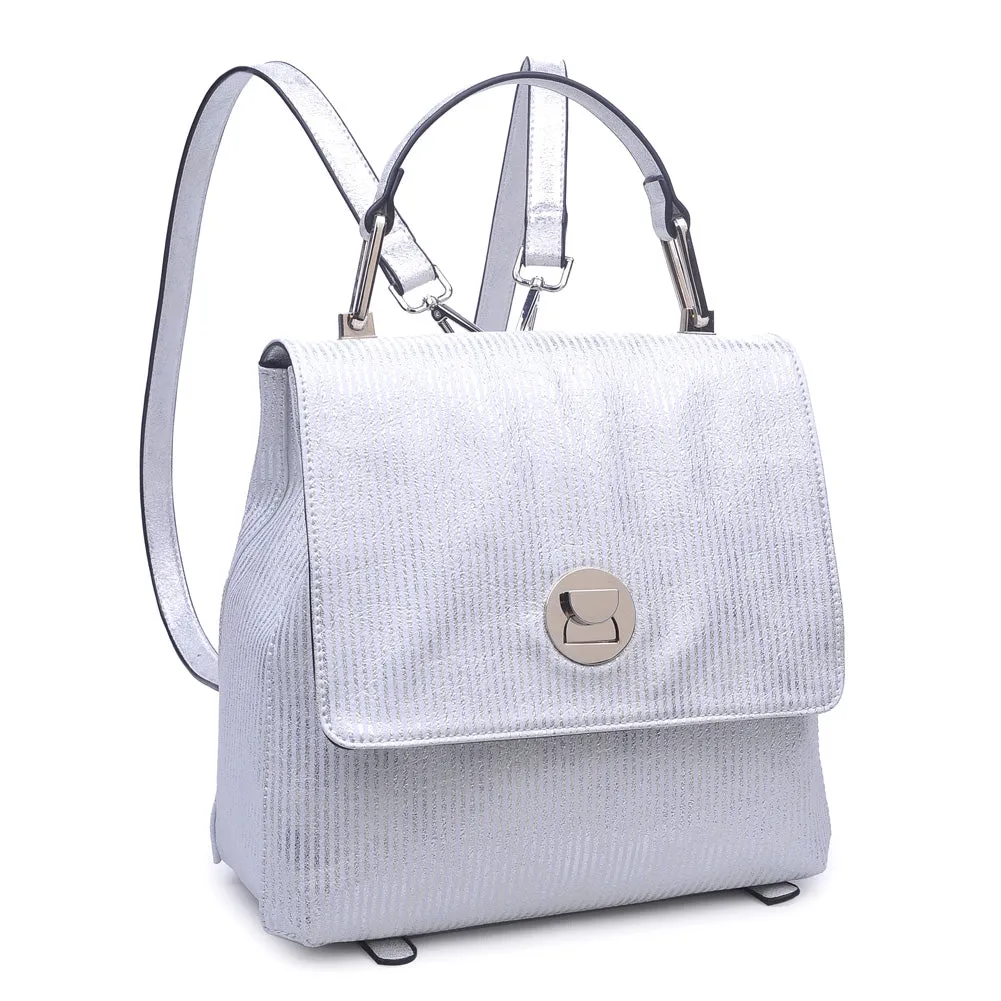 Antoinette-Striped Backpack