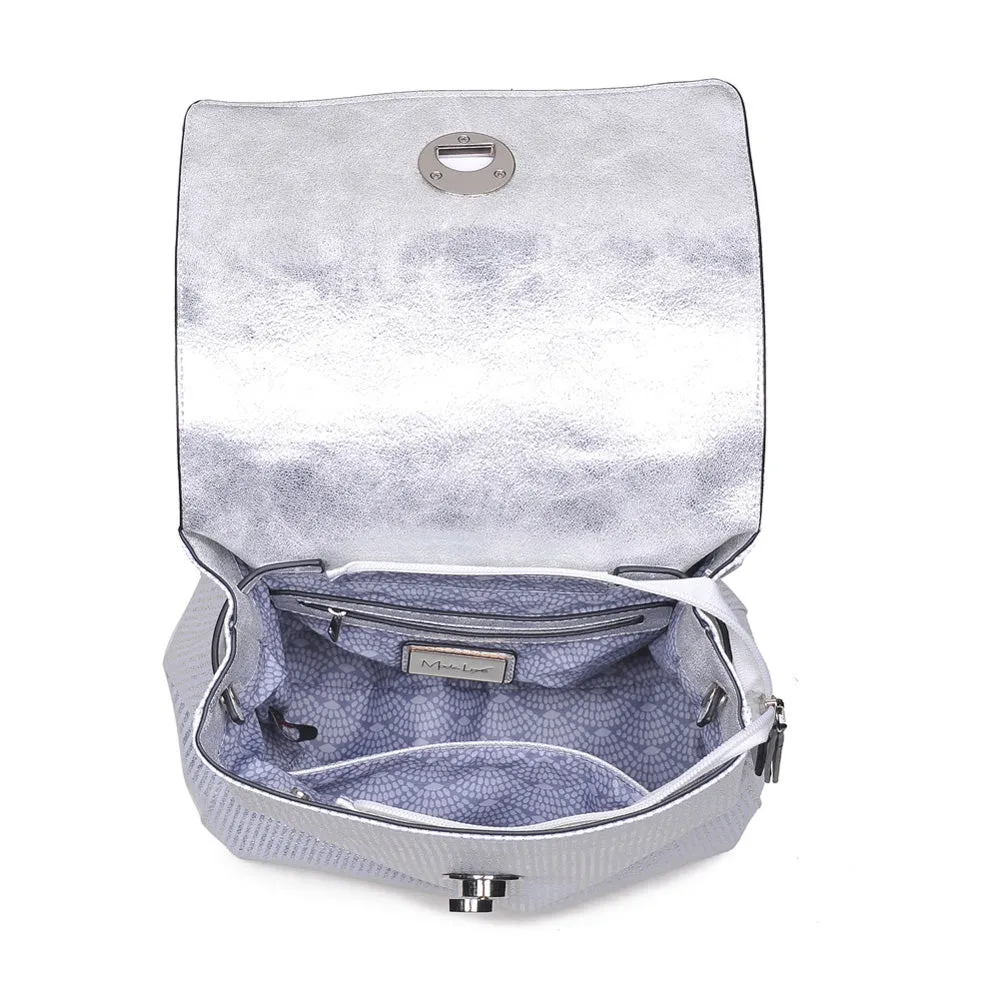 Antoinette-Striped Backpack