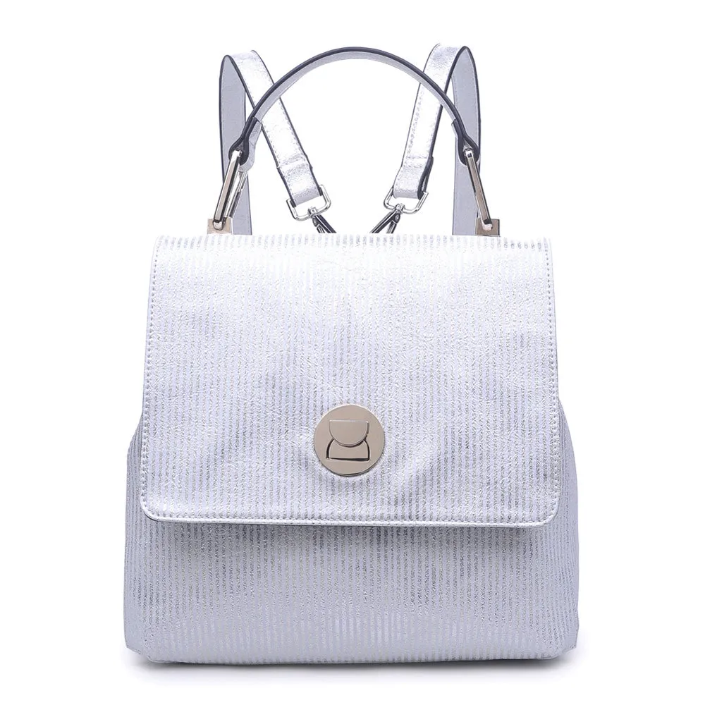 Antoinette-Striped Backpack