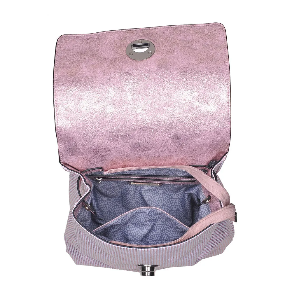 Antoinette-Striped Backpack