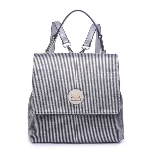 Antoinette-Striped Backpack