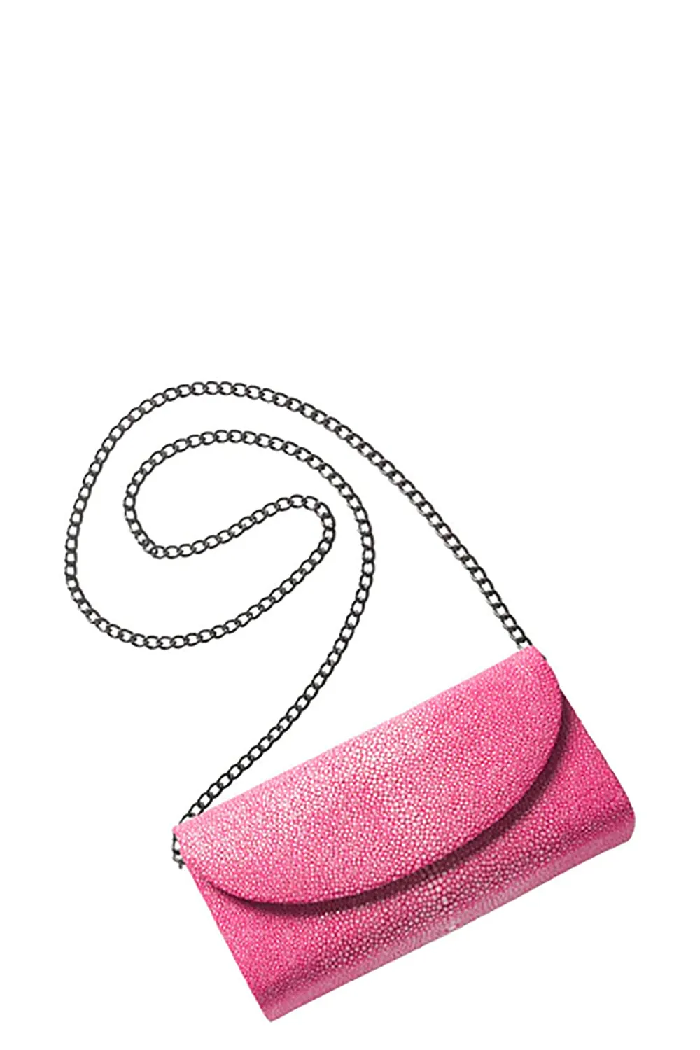 Baby Grande Stingray Clutch in Hot Pink