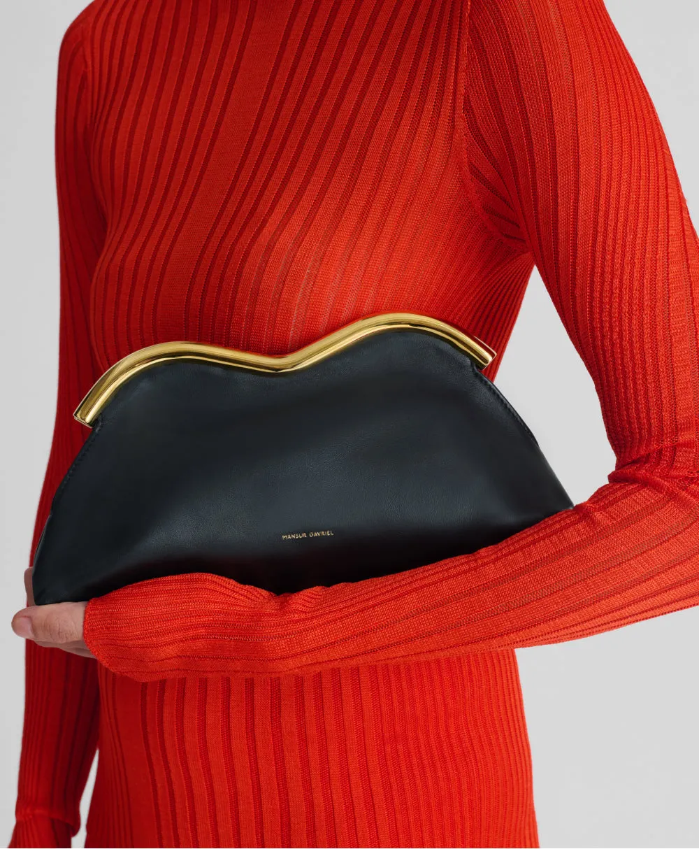 Baci Clutch - Black/Flamma