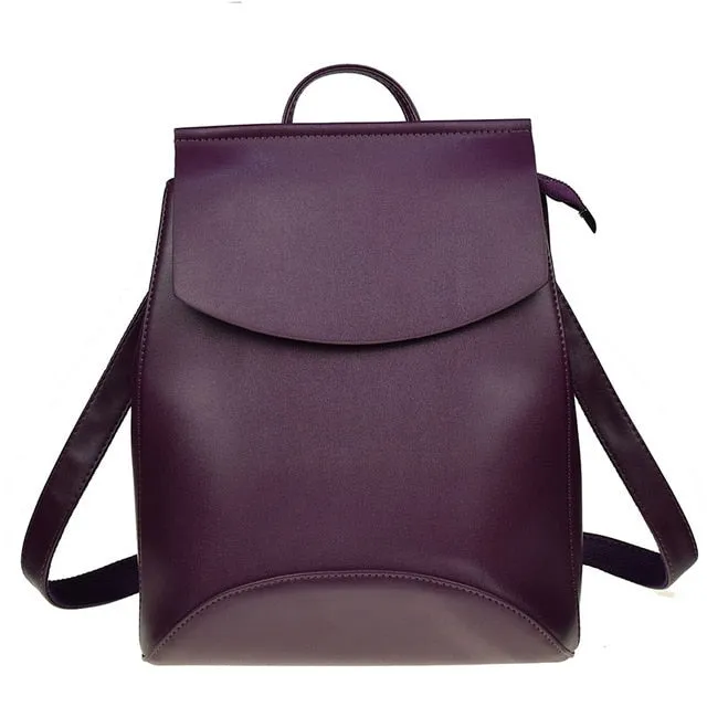 Backpack High Quality Youth Leather Backpacks