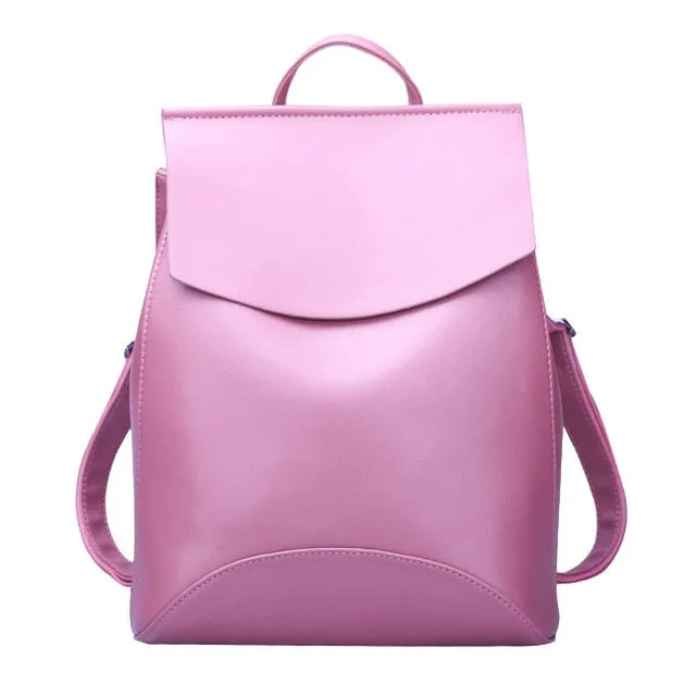 Backpack High Quality Youth Leather Backpacks