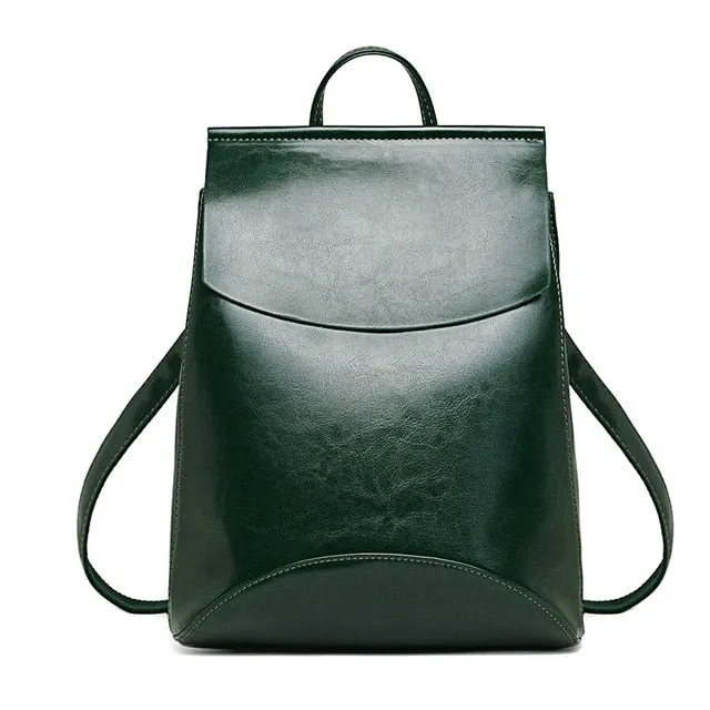 Backpack High Quality Youth Leather Backpacks