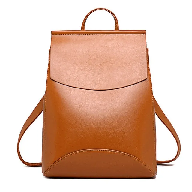 Backpack High Quality Youth Leather Backpacks