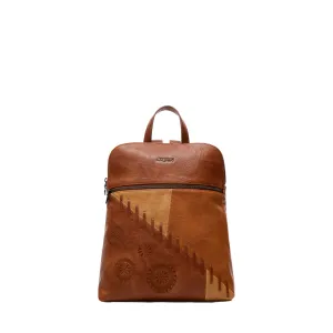Backpack Leather Effect Mandalas
