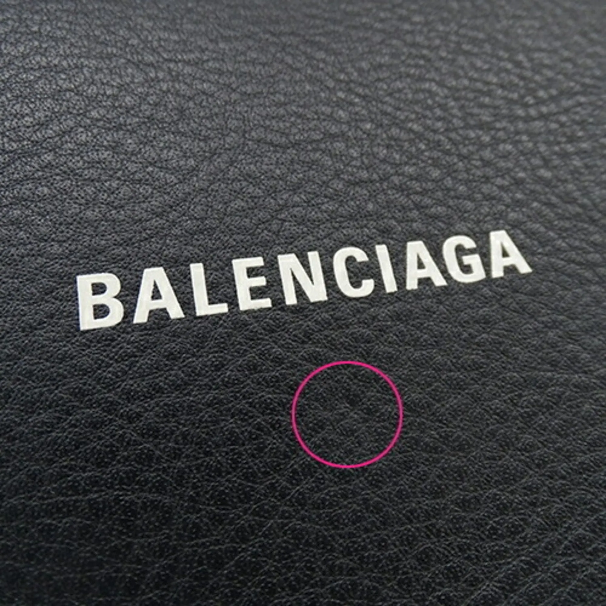 BALENCIAGA Pouch Women's Men's Clutch Bag Leather Everyday M Black 551992