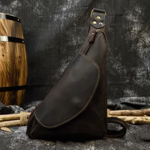 Barcelona Men's Leather Chest Bag