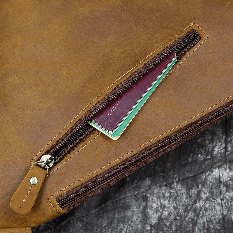 Barcelona Men's Leather Chest Bag