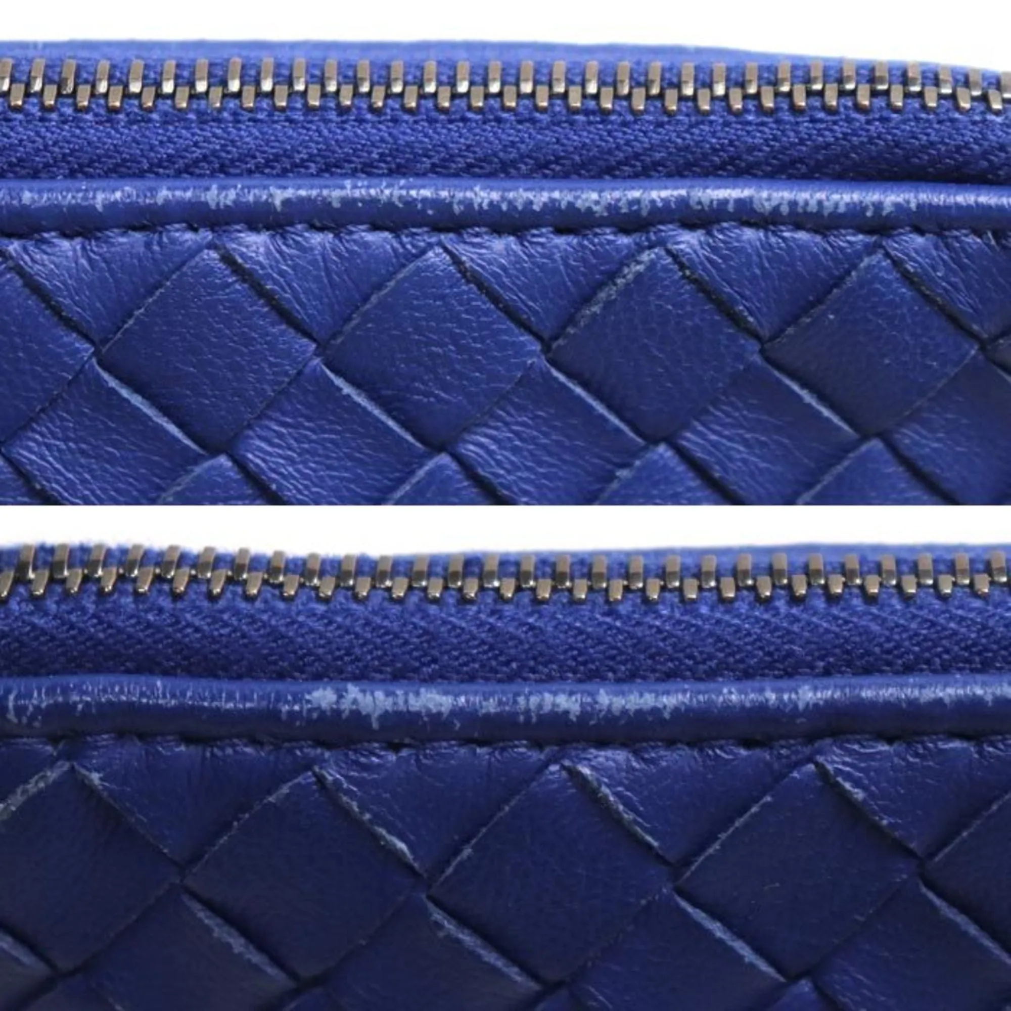 BOTTEGAVENETA Bottega Veneta Document Case 25 Clutch Bag Blue 256400 Men's
