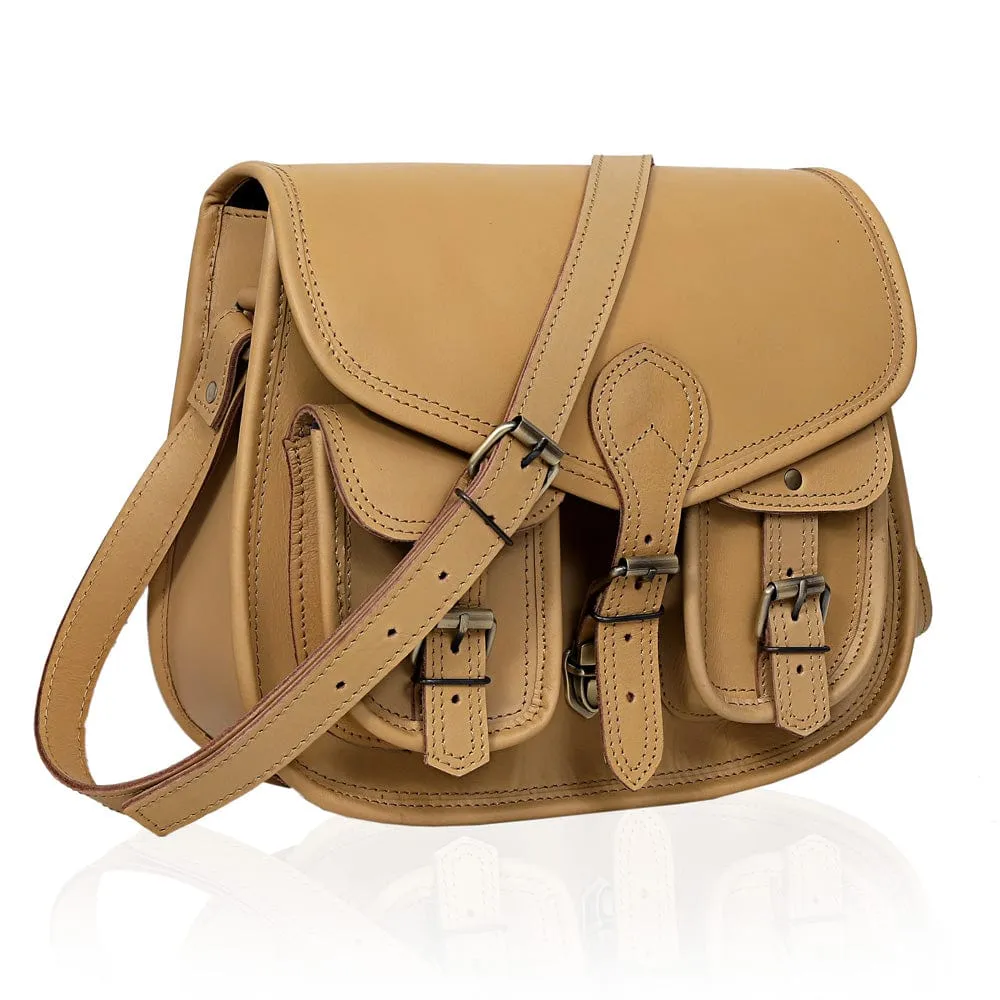 Caroline Full Grain Leather Saddlebag