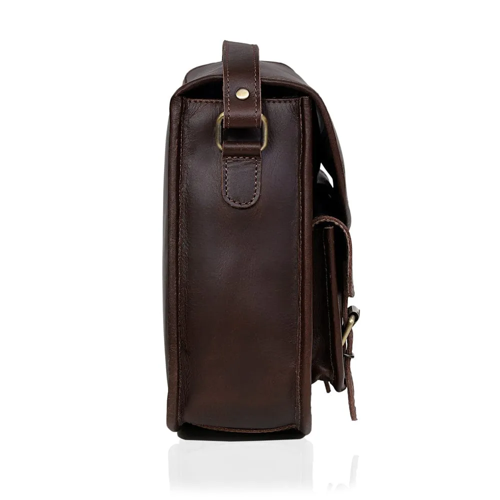 Caroline Full Grain Leather Saddlebag