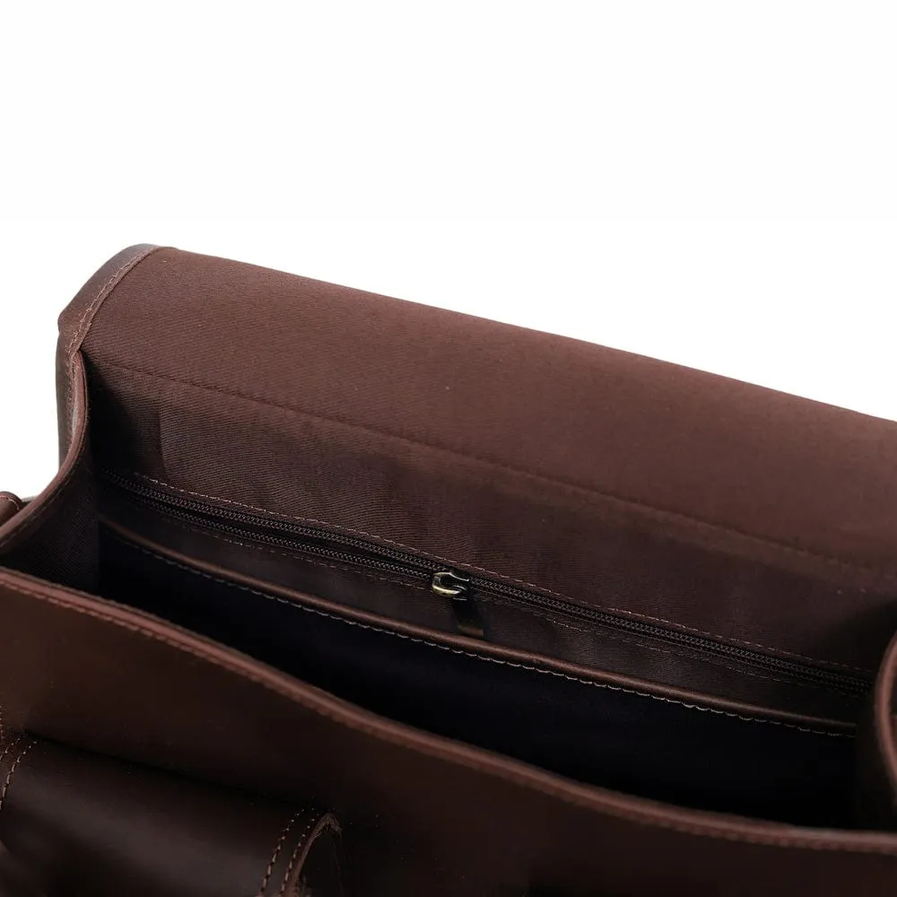 Caroline Full Grain Leather Saddlebag