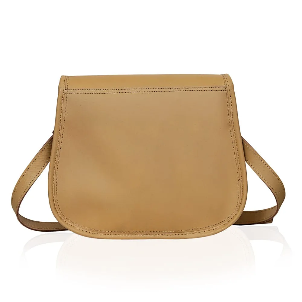 Caroline Full Grain Leather Saddlebag