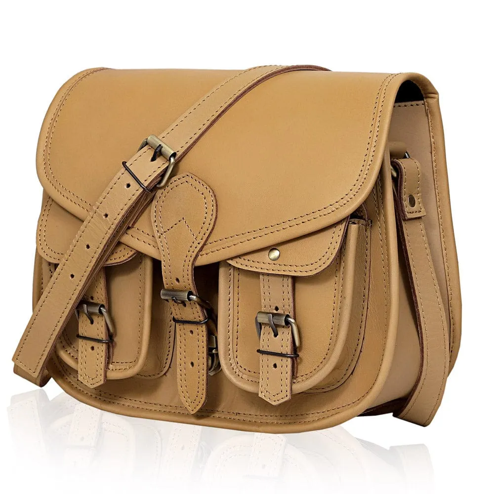 Caroline Full Grain Leather Saddlebag