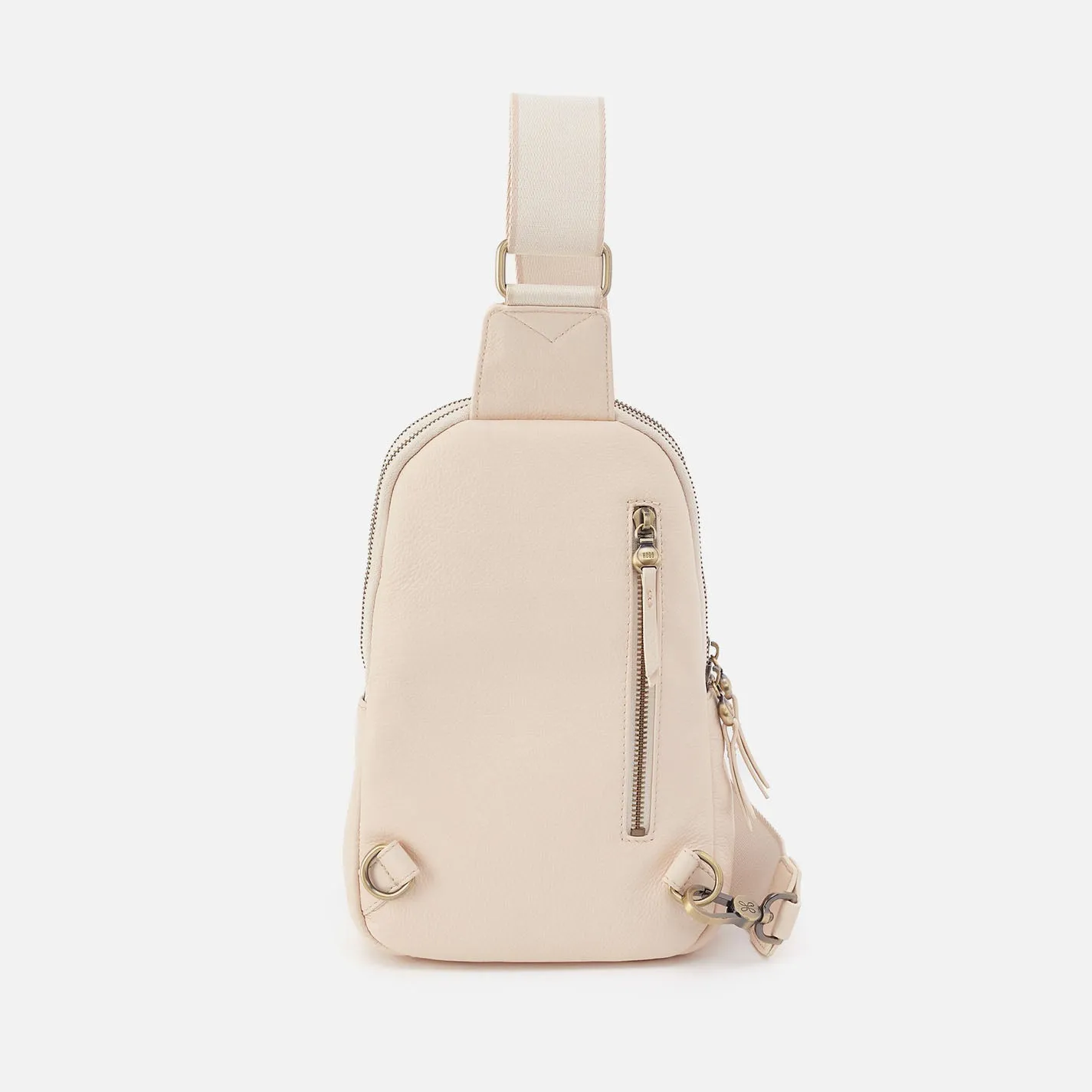 Cass Sling In Pebbled Leather - Cream