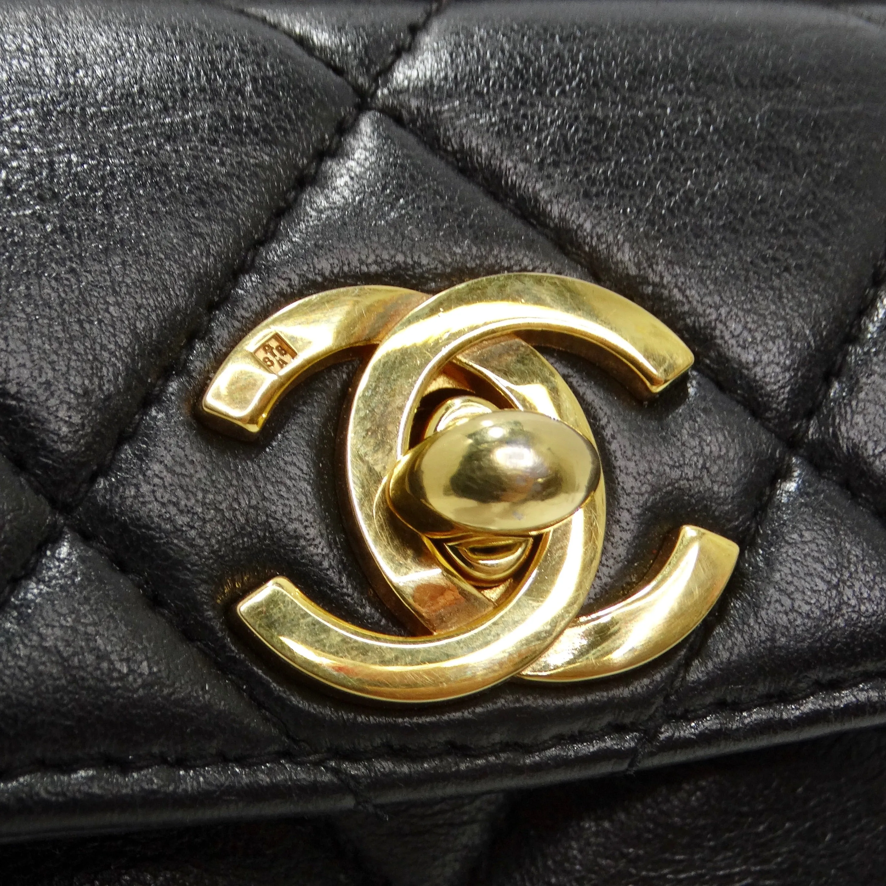 Chanel 1990s Lambskin Quilted Backpack