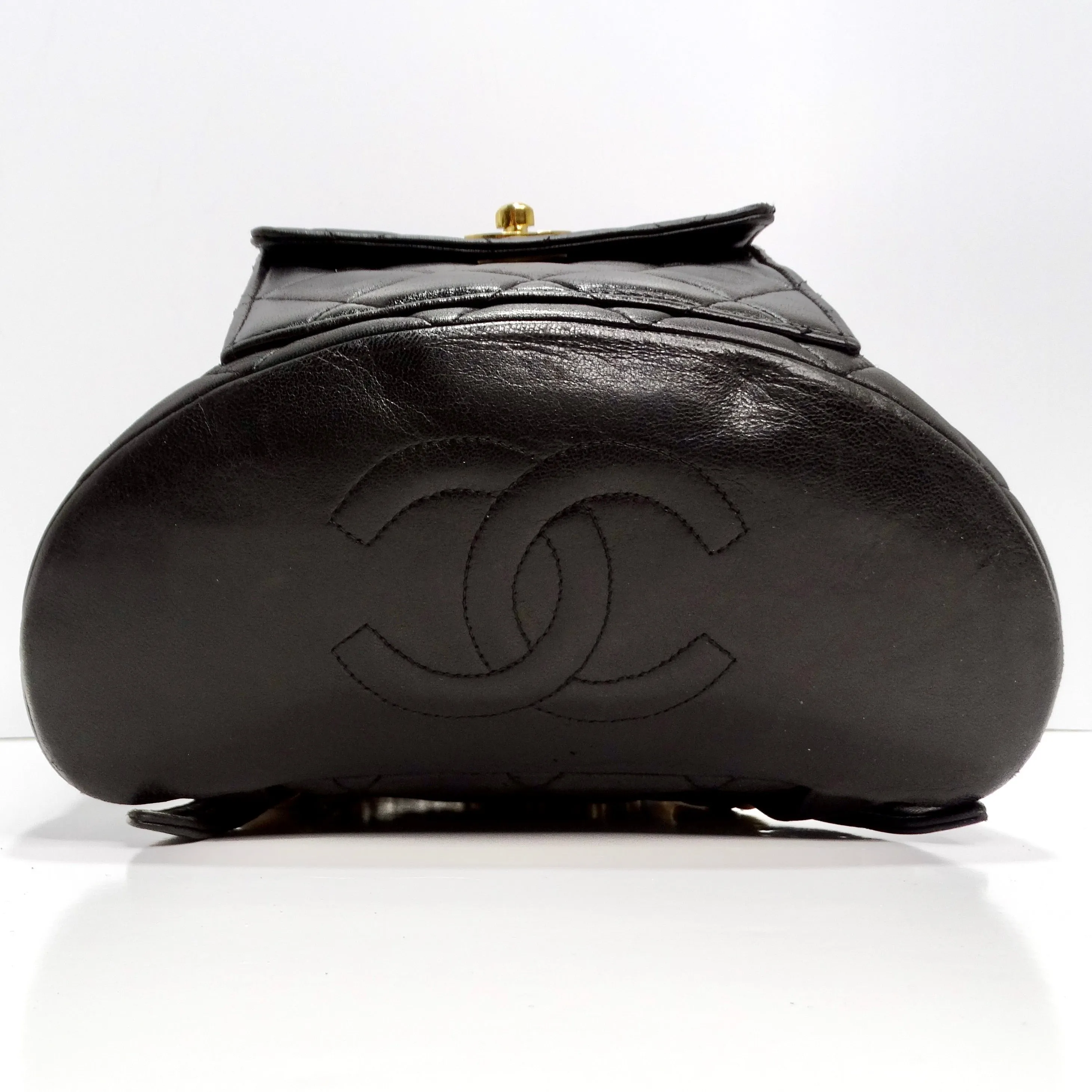 Chanel 1990s Lambskin Quilted Backpack