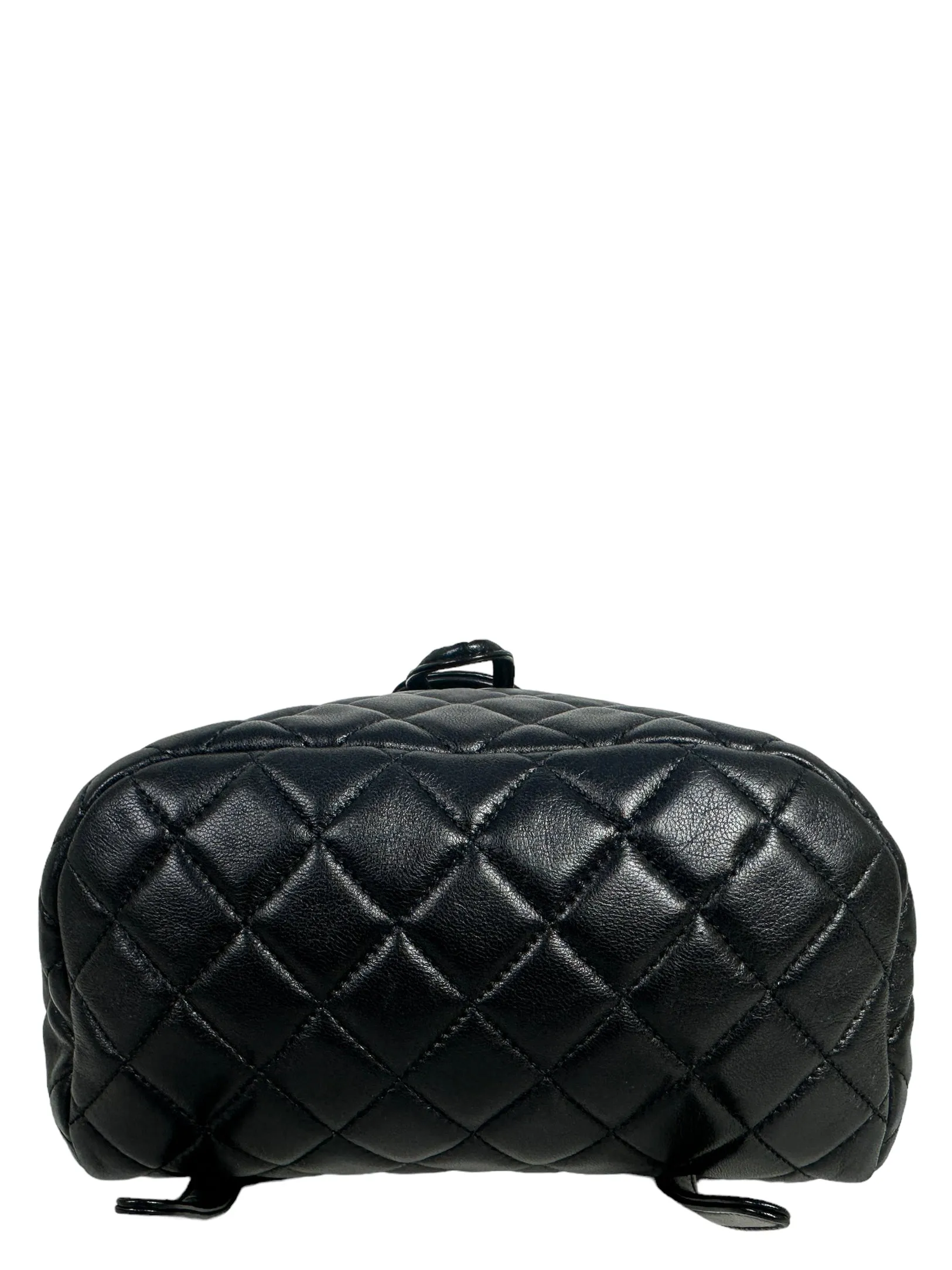 Chanel Black Lambskin Quilted Small Urban Spirit Backpack Bag