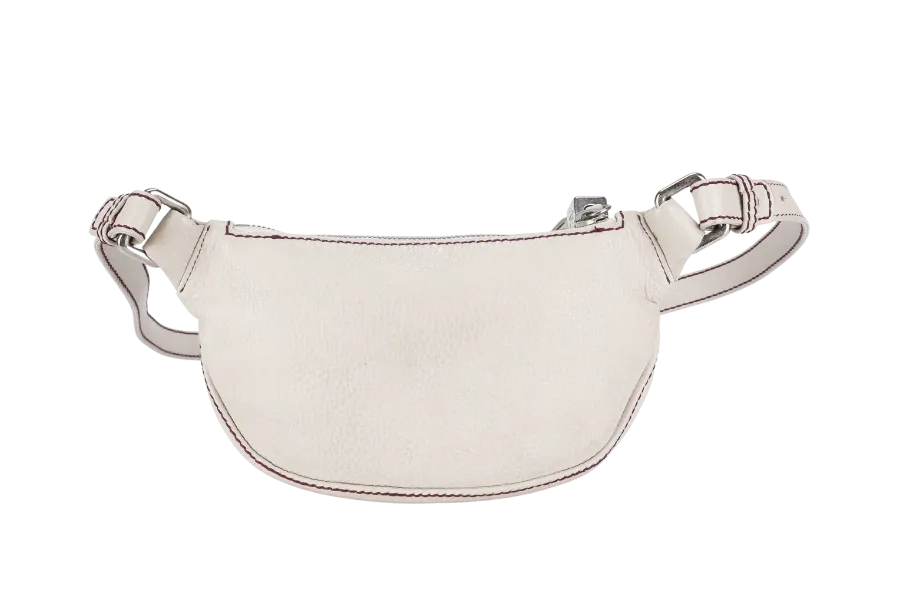 CHANEL LAX TASSEL CROSSBODY BAG SMALL CREAM GRAIN SILVER HARDWARE (8209xxx) NO DUST COVER