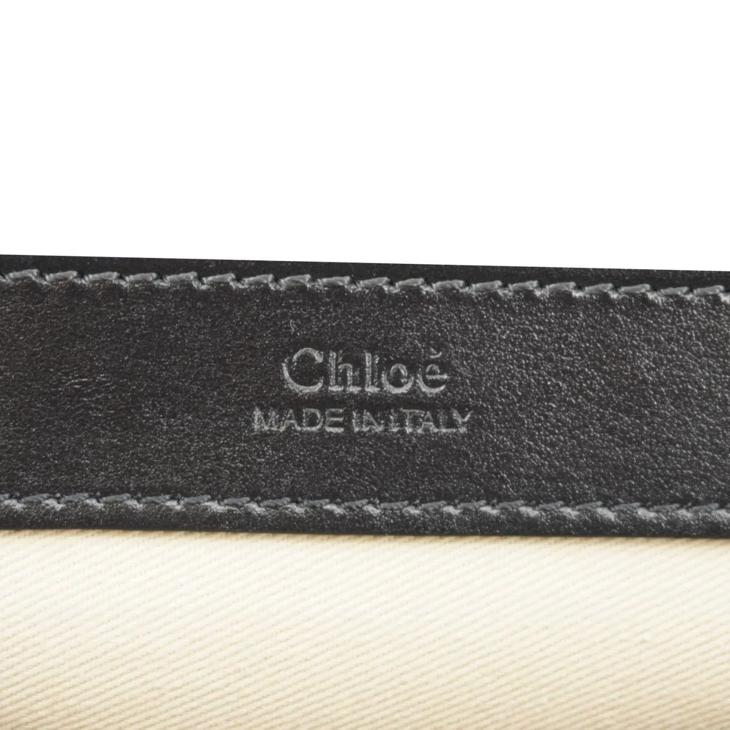 CHLOE C Chain Suede Clutch Crossbody Bag Black