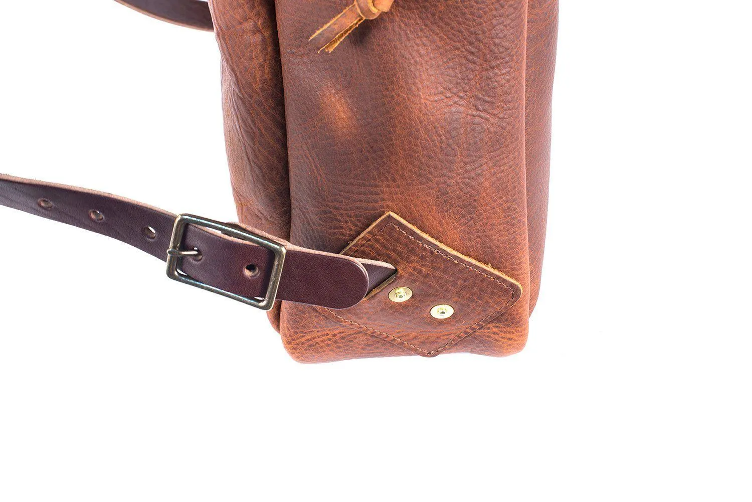 CLASSIC ZIPPERED LEATHER BACKPACK (RTS)
