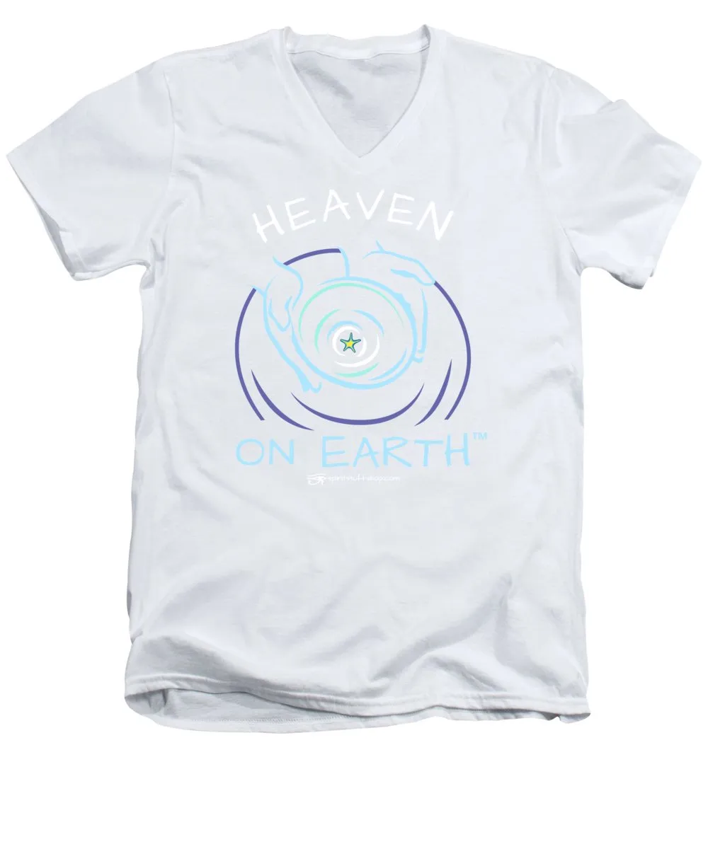 Clay/potter Heaven On Earth - Men's V-Neck T-Shirt