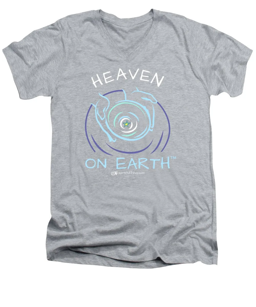 Clay/potter Heaven On Earth - Men's V-Neck T-Shirt