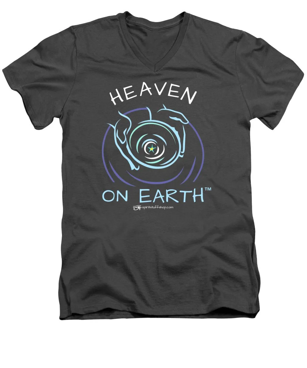 Clay/potter Heaven On Earth - Men's V-Neck T-Shirt