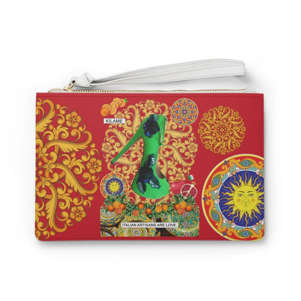 Clutch Bag 'Amore rosso'