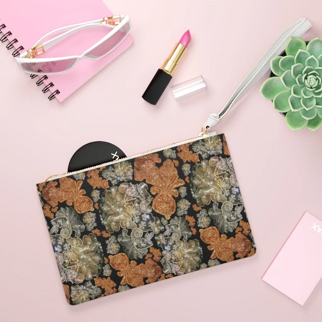 Clutch Bag Biu 'Nude embroidery'