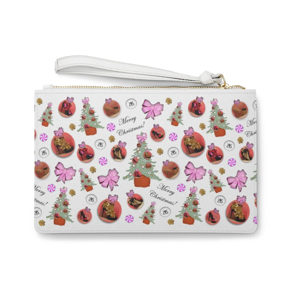 Clutch Bag 'Pink Christmas'