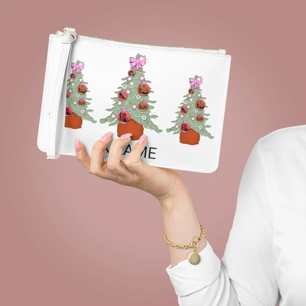 Clutch Bag 'Pink Christmas'